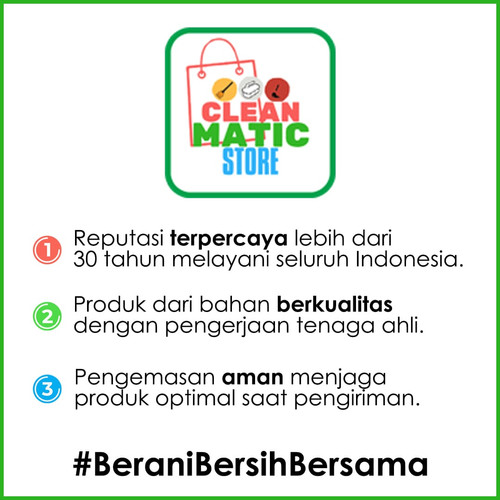 Clean Matic Coco Mini Broom Refill Isi Ulang Sapu Ijuk Lantai Tebal Sapu Duk