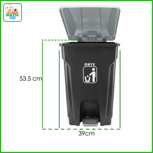 Onyx Vigo 50 liter Tempat Sampah Injak Outdoor Trash Can D-0009