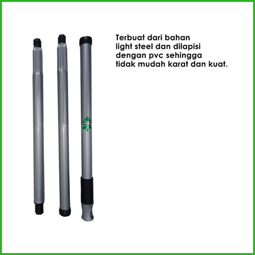 DIAGONAL GRASS BROOM MULTI  PIECE - Sapu Rumput Tongkat 3 Bagian