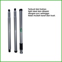DIAGONAL GRASS BROOM MULTI  PIECE - Sapu Rumput Tongkat 3 Bagian