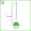 2 IN 1 BROOM MULTI PIECE - Sapu Dengan Tongkat 3 Bagian Besi Ringan