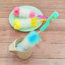 BOTTLE BRUSH - Sikat Pembersih Cuci Botol Dengan Spons Sponge Sabut