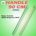 Clean Matic - Steel Handle 90 cm Tongkat Sapu Natural