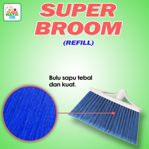 Clean Matic - Isi Ulang Sapu Super ( Super Broom )