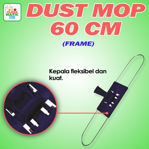 Clean Matic - Frame Pendorong Debu 60 cm