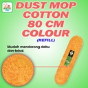 Clean Matic - Isi Ulang Dust Mop Cotton 80 CM Colour (Refill)