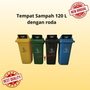 Tempat Sampah KLEEN 120 Liter Tutup Dorong