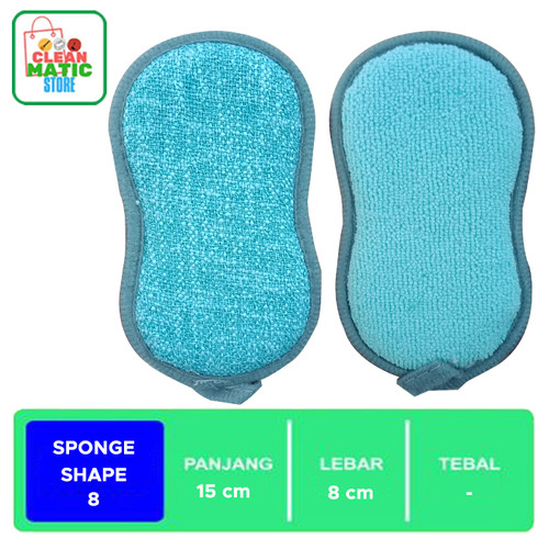 SPONGE SHAPE 8 / SPON SERBAGUNA