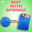 Keset Microfibre Bahan Memory Foam / Mat Microfibre With Sponge
