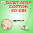 PENDORONG DEBU 40CM BAHAN COTTON (DUST MOP COTTON 40CM)