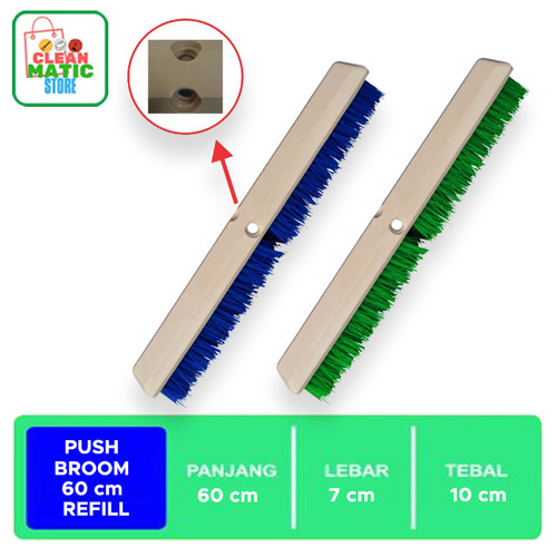 Isi ulang push broom 60 cm