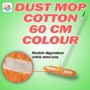 Clean Matic - Pendorong Debu Dust Mop Cotton 60 CM Colour