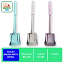 TOILET BRUSH WITH BOWL / SIKAT TOILET ADA TEMPATNYA