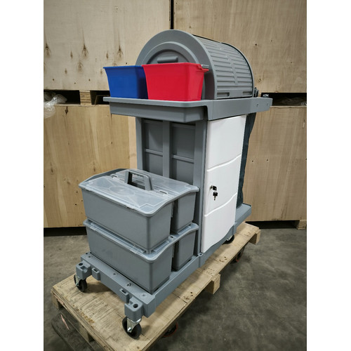 Multifunction Janitor / Trolley untuk Kebersihan dengan Ember
