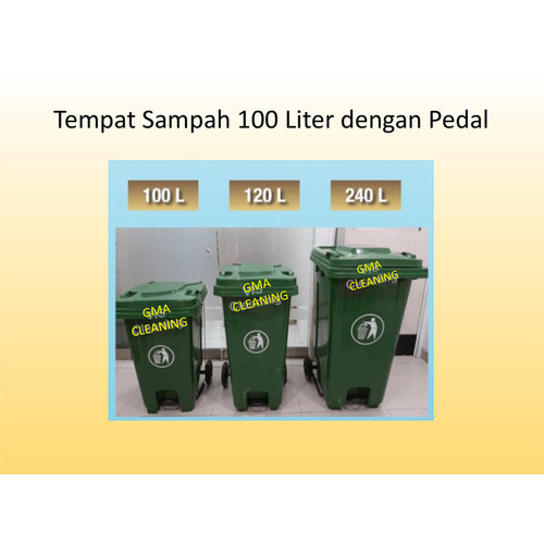 Tempat Sampah KLEEN dengan Pedal ( Khusus Kurir Instant)