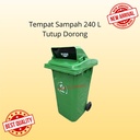 Tempat Sampah KLEEN 240 Liter Tutup Dorong