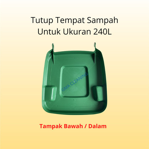 Tutup untuk Tempat Sampah Sulo Ukuran 240 Liter