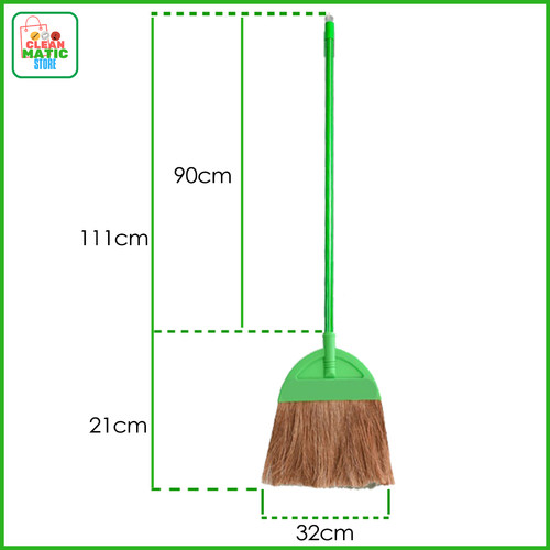 Clean Matic - Coco Broom ( Sapu Sabut Kelapa )