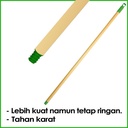 Clean Matic - Steel Handle 107 cm Tongkat Sapu 2 in 1