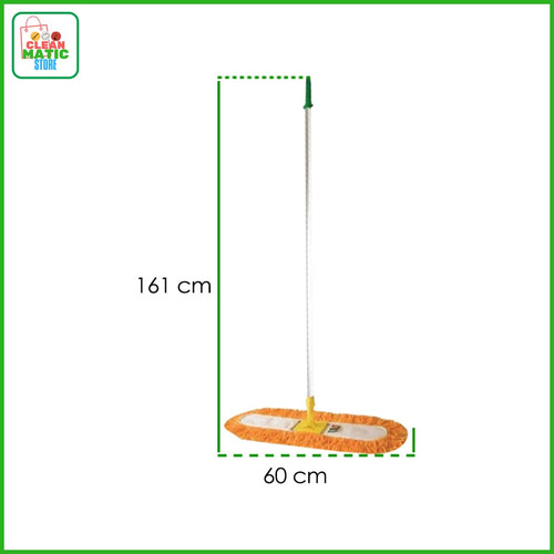 Clean Matic - Pendorong Debu Dust Mop Cotton 60 CM Colour