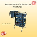 Troli Piring Kotor untuk Restoran / Restaurant Cart