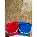 Ember Double Bucket ukuran 25L (1 set / merah-biru)