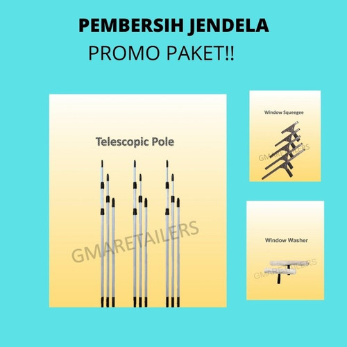 Pembersih Jendela dengan Tongkat 6meter