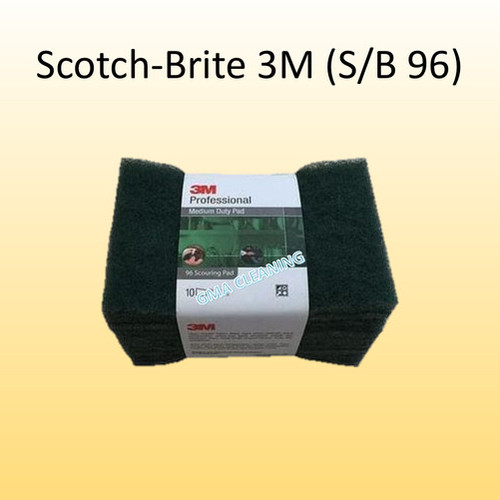 Sikat Cuci Piring / Scotch Brite 3M (S/B 96) Aqua Green Pad