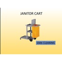 Janitor Cart dengan Cover / Keranjang Kain Kotor
