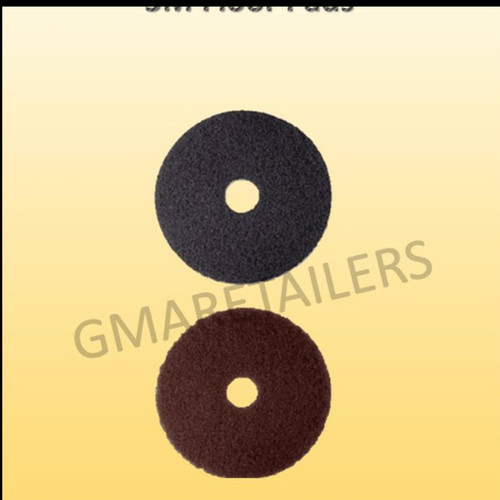 Spoon Pad Polisher Lantai 16inch merk GLOMESH. Coklat/Hitam (isi 5pcs)