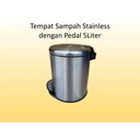 Tempat Sampah Stainless dengan Pedal Ukuran 5Liter