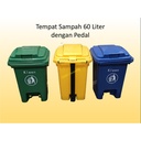 Tempat Sampah merk Kleen 60 liter dengan Pedal