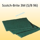 Sikat Cuci Piring / Scotch Brite 3M (S/B 96) Aqua Green Pad