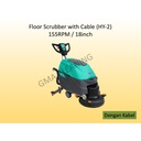 Floor Scrubber with Cable (HY-2) / Mesin Sikat Ruang Besar 18inch