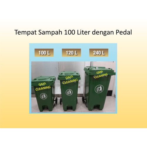 Tempat Sampah KLEEN dengan Pedal 100/120/240 Liter