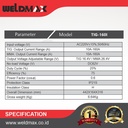 MESIN LAS GENERASI TERBARU TIG-160I WELDMAX / (TIG-160I)