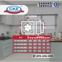 Wall Exhaust Fan 8 Inch Kipas Angin Hexos Dinding Tembok Ventilasi 8"