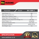 MESIN LAS HUGONG BX1 500F 3 - ARC TRAFO - MESIN LAS - TRAFO AC MMA