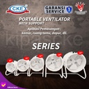 Portable Ventilator 14" Inch Blower Exhaust Drum Fan dgn Speed Control