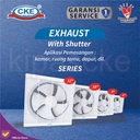 Wall Exhaust Fan 6 Inch Kipas Angin Hexos Dinding Tembok Ventilasi 6"