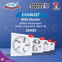 Wall Exhaust Fan 12 Inch Kipas Angin Hexos Dinding Ventilasi Dapur 12"