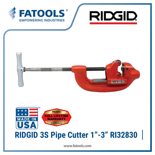 RIDGID 32830 3S Pipe Cutter 1"-3" Pemotong Pipa Heavy Duty