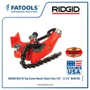 RIDGID 40185 BC210 Top Screw Bench Chain Vise 1/8" - 2.1/2" Catok Ragum Rantai Pipa
