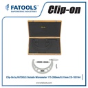 Clip On by FATOOLS CO-103144 Outside Micrometer 175-200mm / 0.01mm Mikrometer Luar