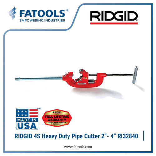 RIDGID 32840 4S Pipe Cutter 2" - 4" Heavy Duty Alat Potong Pipa 4 Inci