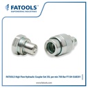 FATOOLS EAB201 High Flow Hydraulic Coupler Set 10000 PSI 700 Bar 35L per min Kopler Hidrolik Model C604 8481200080 Enerpac