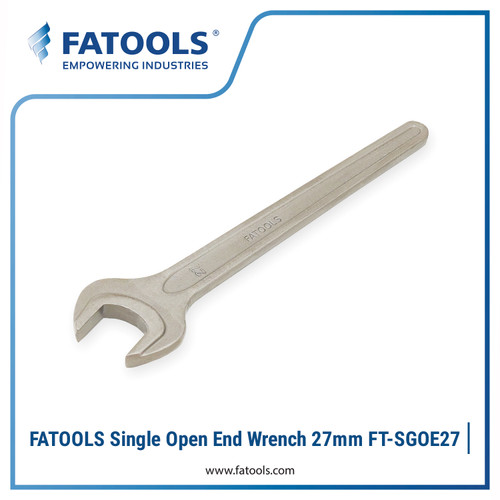 FATOOLS SGOE27 Single Open End Wrench 27mm Kunci Pas Single DIN 894