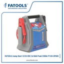 FATOOLS XH-EP005 Car Battery Booster Jump Start 2200A Crank 12 VDC 24 VDC 2 x 18Ah Jumpstart Aki Accu