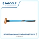 FATOOLS HCO10F Copper Sledge Hammer 10 Lbs Round Head Palu Tembaga 100%