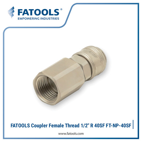 FATOOLS NP-40SF Coupler Female Thread 1/2" R Air Quick Coupler 40SF Drat Dalam